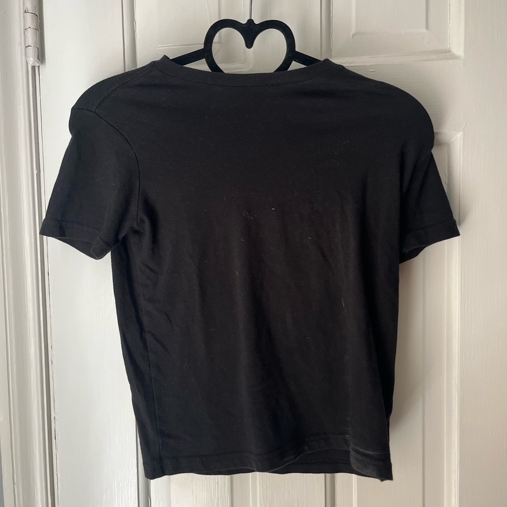 Plain Black Baby Tee